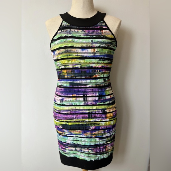 Joseph Ribkoff Multi Colour Dress Size 10 - Picture 1 of 4
